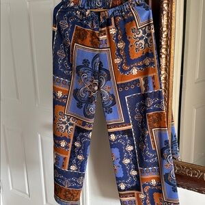 Bohemian Paisley Print Pants